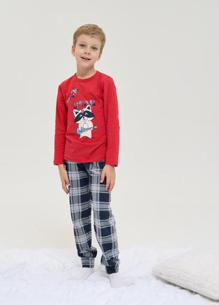 Піжама для хлопчика з штанами 3-4, 5-6, 7-83 фото