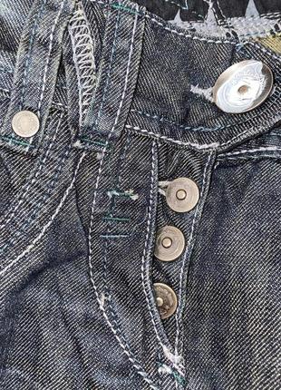 Стильные джинсовые шорты оригинал все лого выбиты  бренд autlentic denim4 фото
