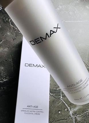 Омолоджуючий плацентарний крем для обличчя, demax anti-age placental matrix cream wrinkles control