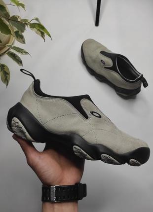 Кроссовки oakley bottlecap suede shoes slip on gray vintage 2000 х2 фото