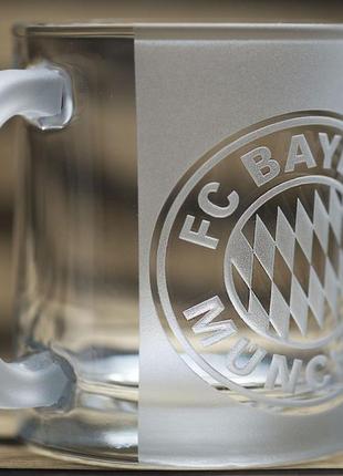 Футбольна чашка 320 мл з гравіюванням логотипа баварія2 фото