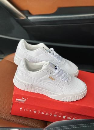 Кросівки кеди puma cali white кроссовки кеды6 фото