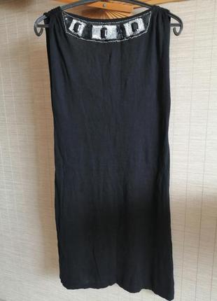Платье лето zara чёрное