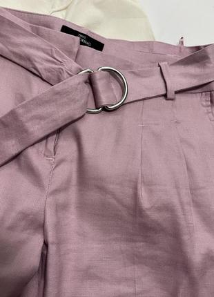 Льняные брюки в розовом цвете next p. 363 фото