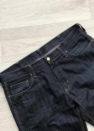 Шикарні джинси carhartt wip western pant jeans navy6 фото