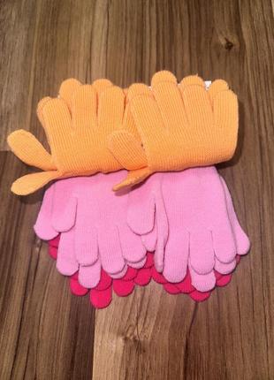 Перчатки рукавички h&m на дівчинку 1,5-4 та 4-8 років hm 92/104 та 110/128 см3 фото