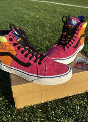 Женские зимние кеды vans sk8-hi mte-1 old skool half cab pro ultrarange