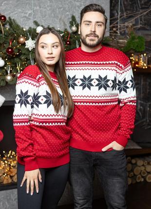 Новогодний свитер унисекс мужской/женский1 фото