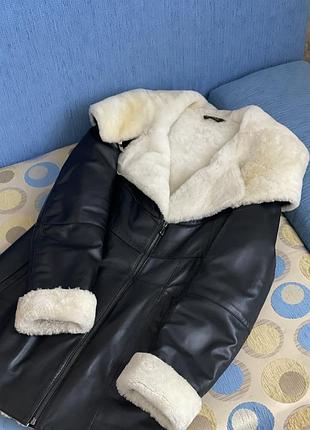 Продам дублянку з натуральної шкіри на овчині