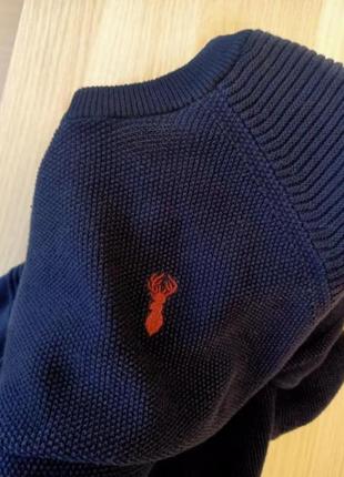Темно-синий джемпер свитер next для мальчика 5 лет7 фото