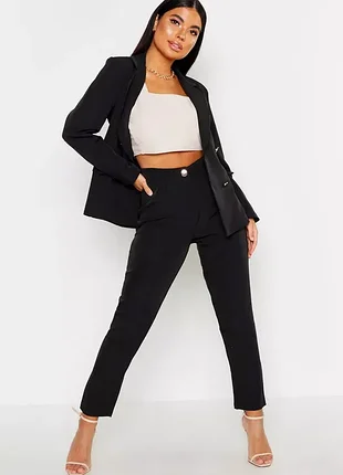 Приталенные брюки, брюки boohoo