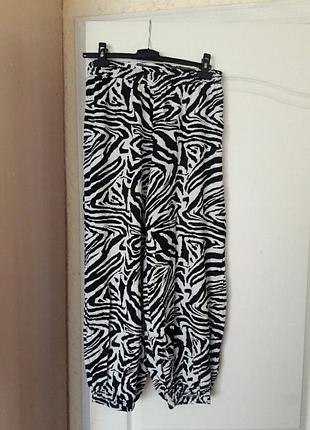 Летние брючки  пояс на резинке.штапель.бонприкс