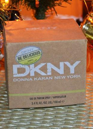 Коробка от духов туалетной воды dkny be delicious edp 100 ml