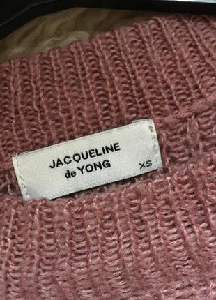 Свитер jacqueline de yong женский цвет пудровый  лёгкий xs4 фото