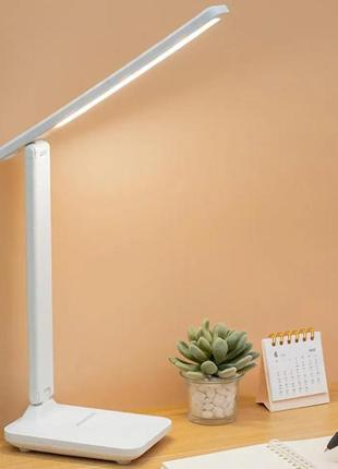 Настольная светодиодная led лампа светильник (холодный свет)1 фото