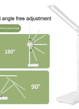 Настольная светодиодная led лампа светильник (холодный свет)3 фото