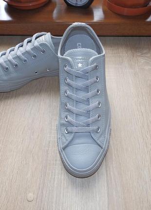 Кеди , кросівки converse all star leather mono1 фото