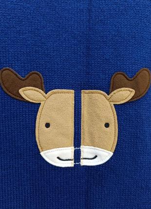 Ммлый свитерок с оленем 3