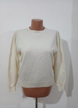 Винтажный шерстяной джемпер на невысокий рост