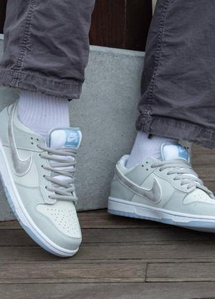 Кроссовки nike sb dunk lobster white10 фото