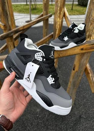 Зимові кросівки nike air jordan 4  retro cosmo з флісом та хутром. зимние кроссовки на меху с флисом