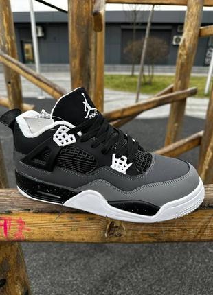 Зимние кроссовки nike air jordan 4 retro cosmo с флисом и мехом. зимние кроссовки на меху с флисом8 фото