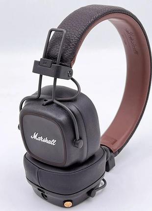 Накладні навушники marshall major iv brown5 фото