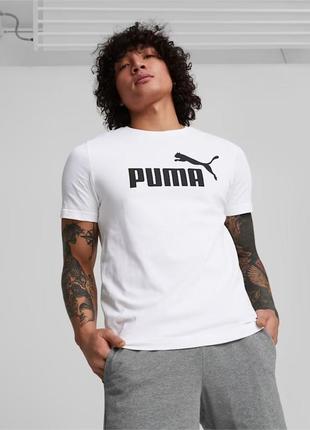 Футболка puma essentials men’s logo tee