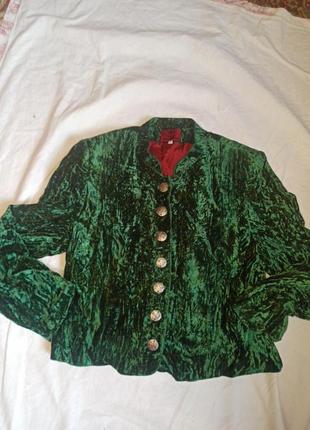 Kaiserjager пиджак бархат винтаж