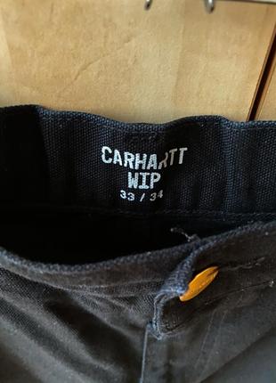 Якісні, щільні штани carhartt wip single knee pant, розмір 336 фото