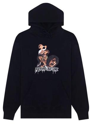 Чоловіче худі fucking awesome - jekyll hoodie (black) оригінал