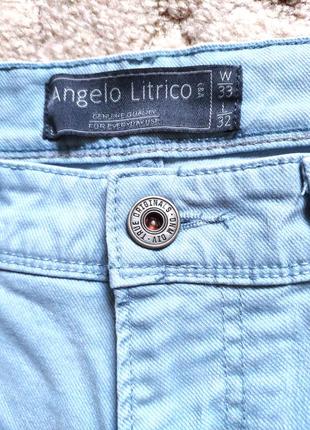 Оригинальные джинсы c&amp;a angelo litrico мужские голубые прямого силуэта