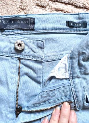 Оригинальные джинсы c&amp;a angelo litrico мужские голубые прямого силуэта