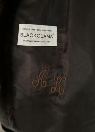 Anna klein blackglama  норкова шуба р.46-483 фото