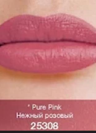 Губная помада "матовый идеал" avon true colour matte pure pink нежный лиловый 3.6g