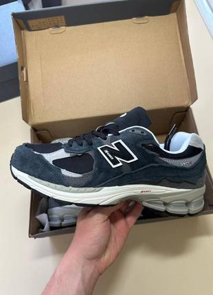 Стильні теплі чоловічі кросівки new balance 2002r🩵1 фото