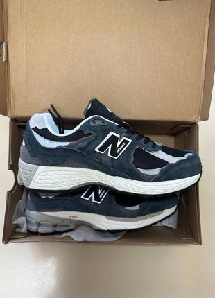 Стильні теплі чоловічі кросівки new balance 2002r🩵2 фото