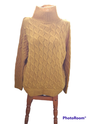Женский базовый свитер. свитер с натуральной пряжи. свитер оверсайз2 фото