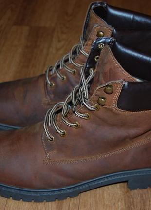 Кожаные ботинки на меху 45 р walkx германия1 фото