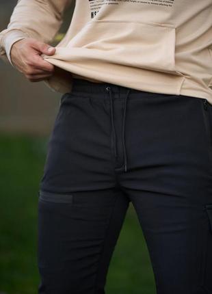 Топ! теплые брюки софтшелл на флисе (softshell fleece)4 фото