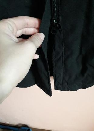 Черная длинная куртка2 фото