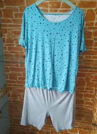 Комплект пижама м размер сборная футболка + шорты