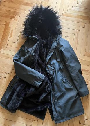 Парка, куртка, дождевик, пальто, утепленная, на меху1 фото