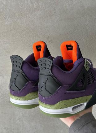 Кросівки nike air j0rdan 4 retro canyon purple10 фото