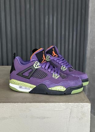 Кроссовки nike air j0rdan 4 retro canyon purple1 фото