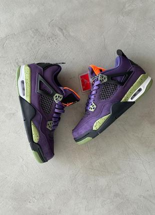 Кросівки nike air j0rdan 4 retro canyon purple8 фото