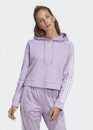 Укороченная худи в ретро-стил adidas, оригинал4 фото