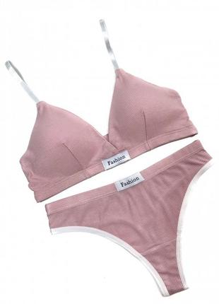 Комплект топ і трусики , чашка в