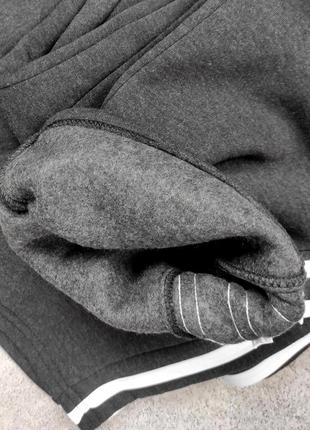 Чоловічий утеплений спортивний костюм adidas батал з капюшоном5 фото