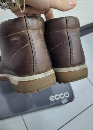Ecco ботинки мужские теплые, состояние новых!оригинал6 фото